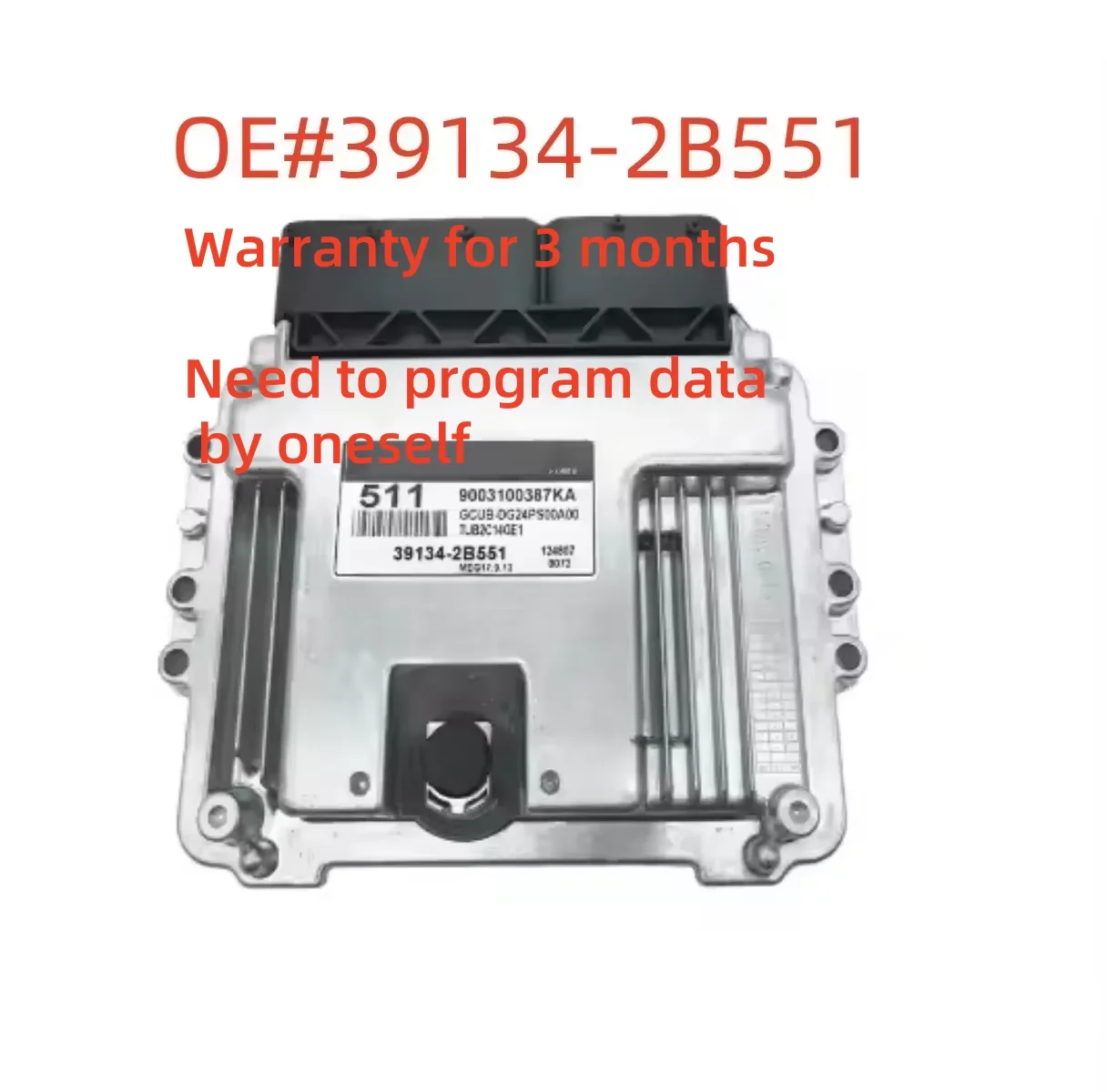 

High quality 39134-2B551 391342B551 MEG17.9.12 Engine Computer Board ECU Electronic Control Unit for KIA