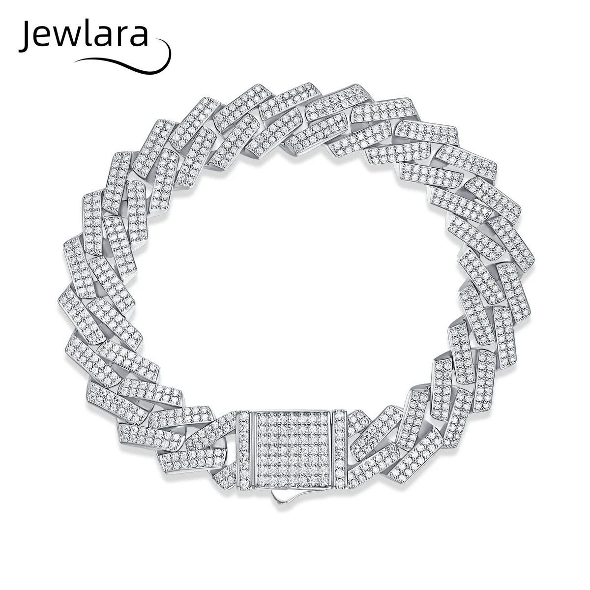 

Jewlara S925 Silver Moissanite Bracelet, Keel Bracelet, Man or Women's Fashion Chain 2026 New Jewelry Gifts