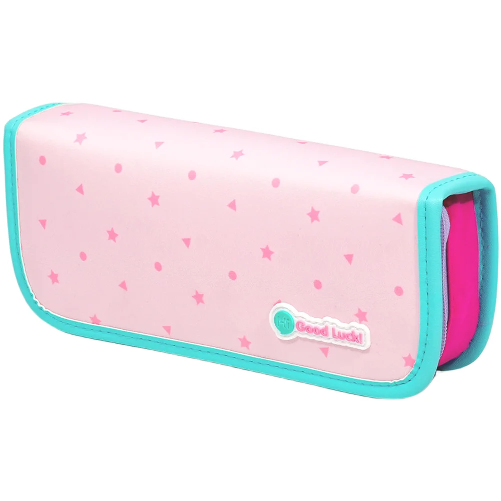 Hard Shell Soft Padding Pencil Case for Daily School Use 22x10x8cm Oxford Cloth Waterproof Multilayer Structure