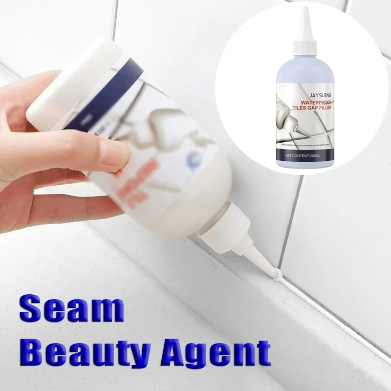 260ml Seam Beauty Agent Easy Operation Tile Beauty Aide Glue Wholesale Wall Waterproof Mould Proof  Repair Seam Sealant