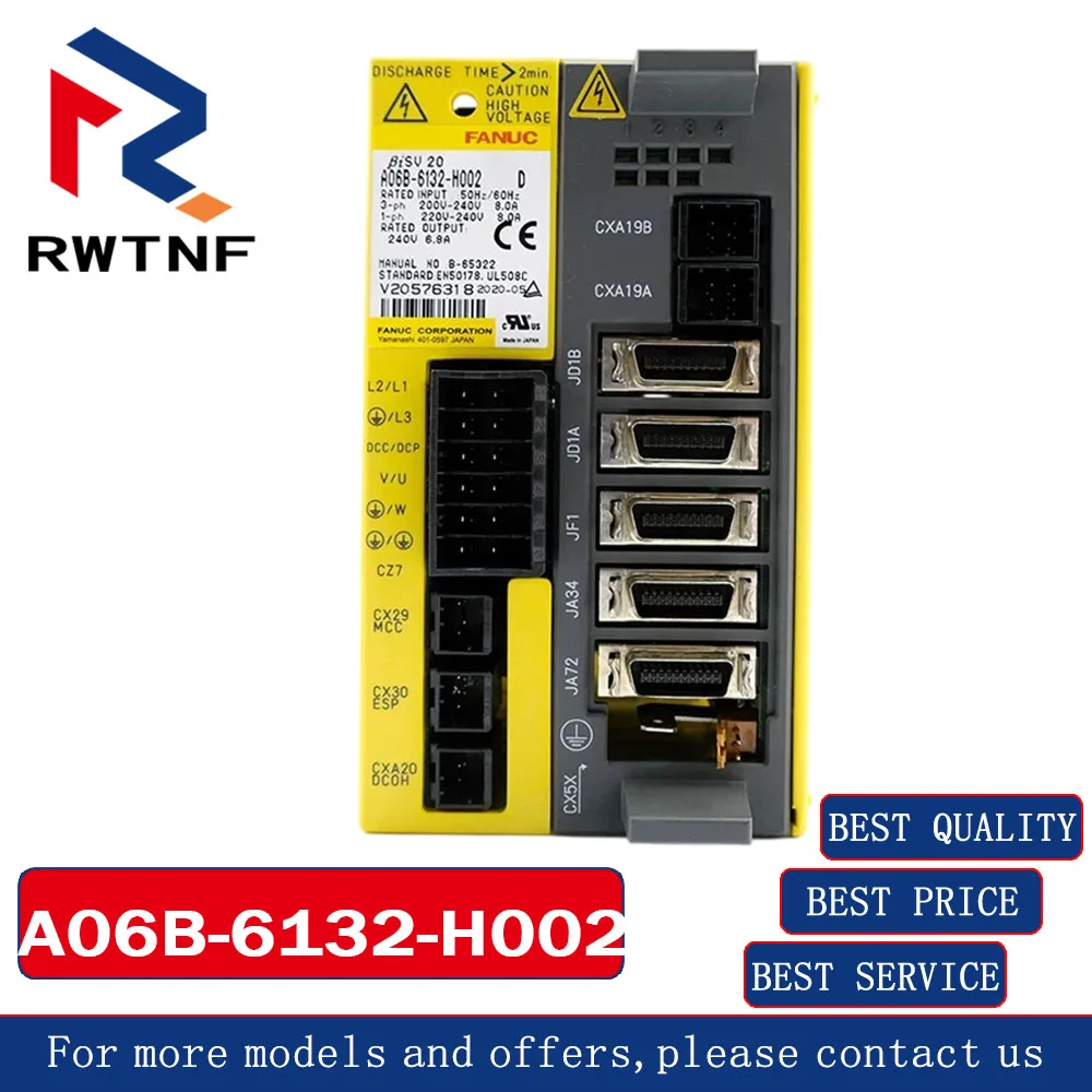 Brand New Genuine A06B-6132-H002 FANUC servo drive,100% original warehouse stock
