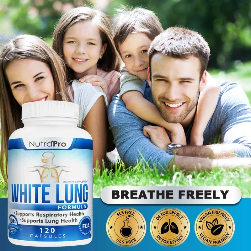 Lungs Respiratory System Health Supplement, purifies the lungs and enhances deep cleansing of the lungs and bronchial tubes