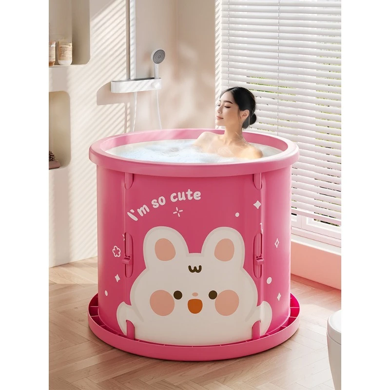 

Foldable Bathtub for Adults Kids Portable Bath Tub Spa Soaking Tub Home Bathing