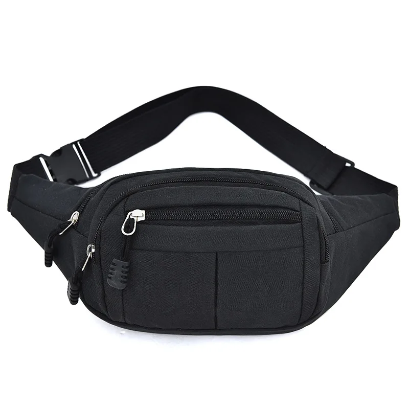 Fanny Pack Crossbody com bolsos com zíper, carteira casual, bolsa para celular, presentes para esportes, treino, viagem e corrida