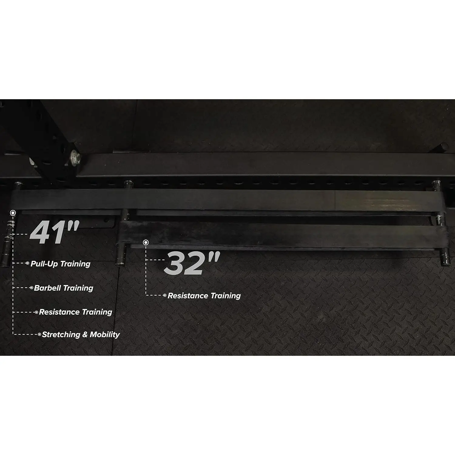 أربطة تدريب مقاومة مقاس 32 بوصة (أربطة تدريب بنظام حزام التمرين المحمول - رائعة للأشخاص أقل من 5 إلى 10 بوصة)