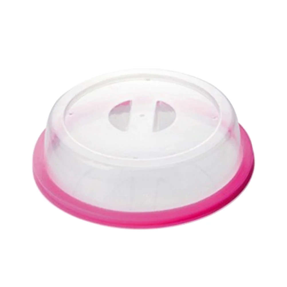 

Red Microwave Oil-Proof Cover 19.5x4.5cm PP Silicone Material Heat Seal Cap Dishes Fresh Bowl Microwave Oil Proof Cover
