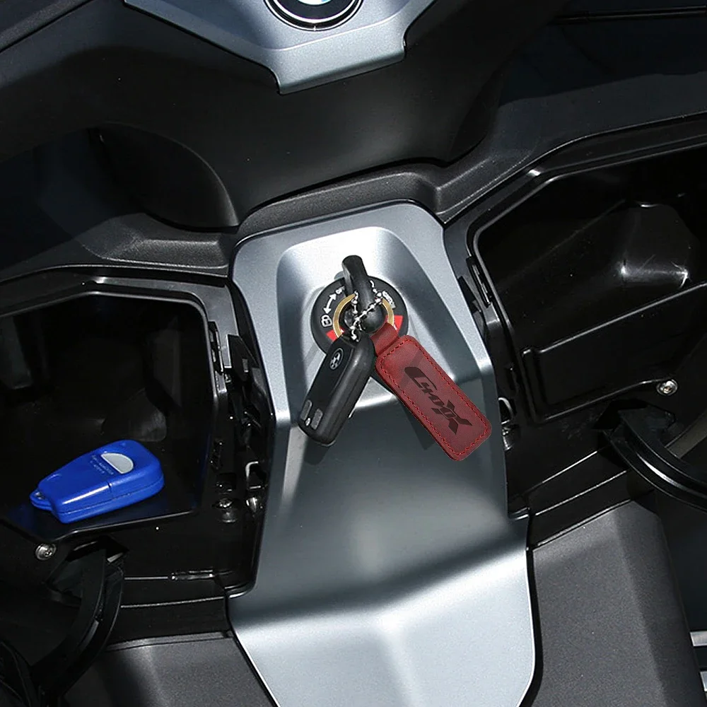 

Motorcycle Keychain Cowhide Key Ring Case for BMW Scooter C400X C400