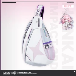 Game Honkai Impact 3 Cosplay Accessories Elysia HERRSCHER OF HUMAN:EGO Theme PU Crossbody Shoulder Bag Anime Couples Backpacks