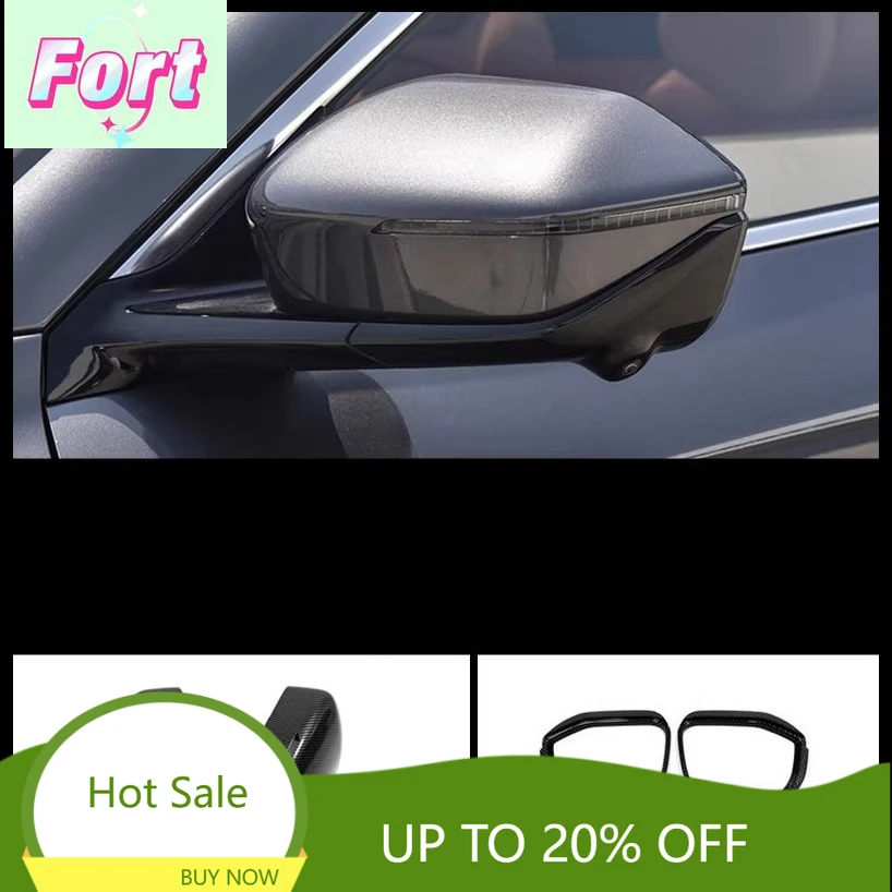 New For Changan CS75 plus 2025 ABS rearview mirror protective cover reverse mirror shell rain eyebrow decorative frame