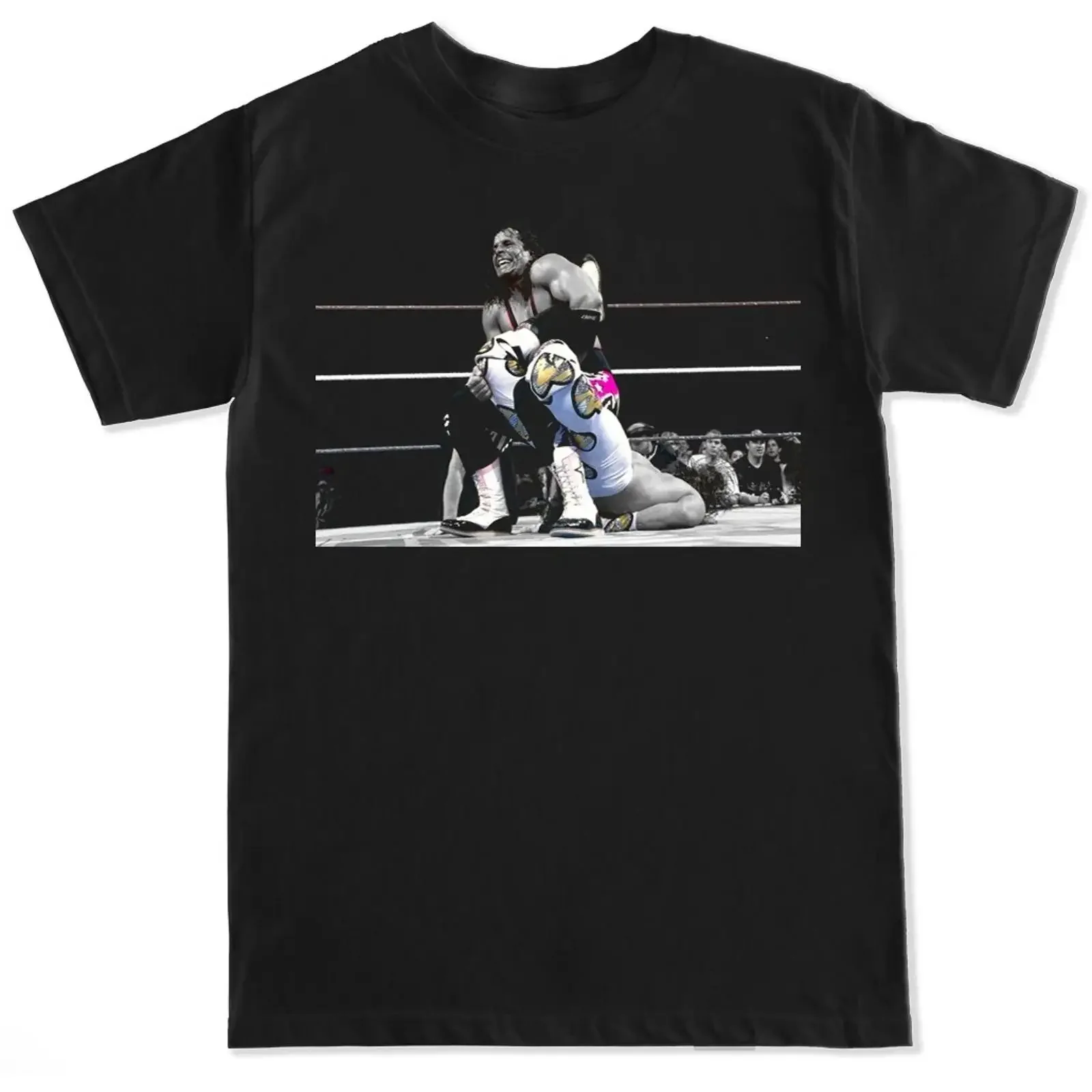 SHARPSHOOTER 12 BRET SHAWN HART MANIA PRO WRESTLING HITMAN WRESTLE MENS T SHIRT vintage Washed designer clothes homme Stylish