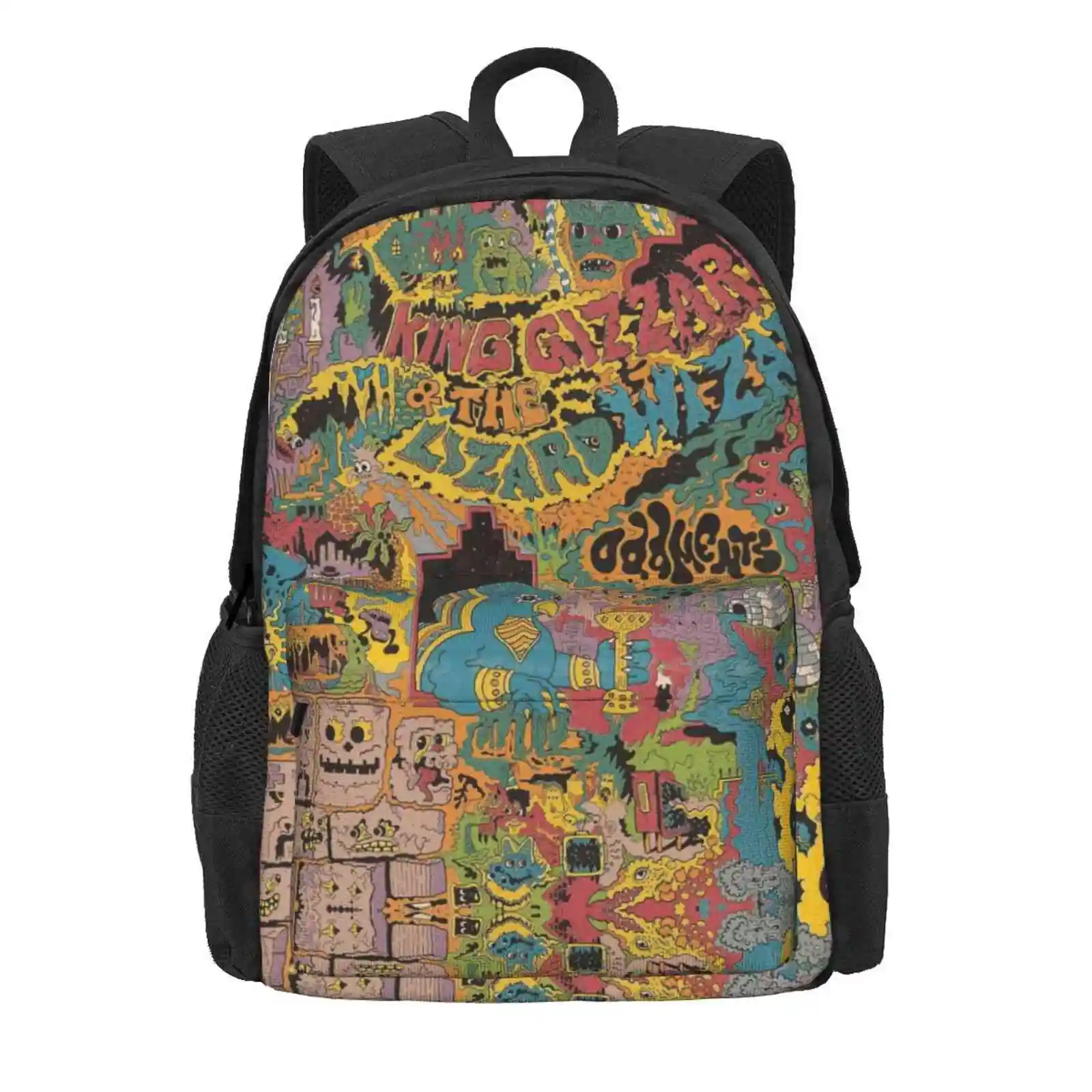 Dino Acak Smrawut Hot Sale Schoolbag Backpack Fashion Bags Music Pop Australia King Gizzard And The Lizard Wizard King Gizzard