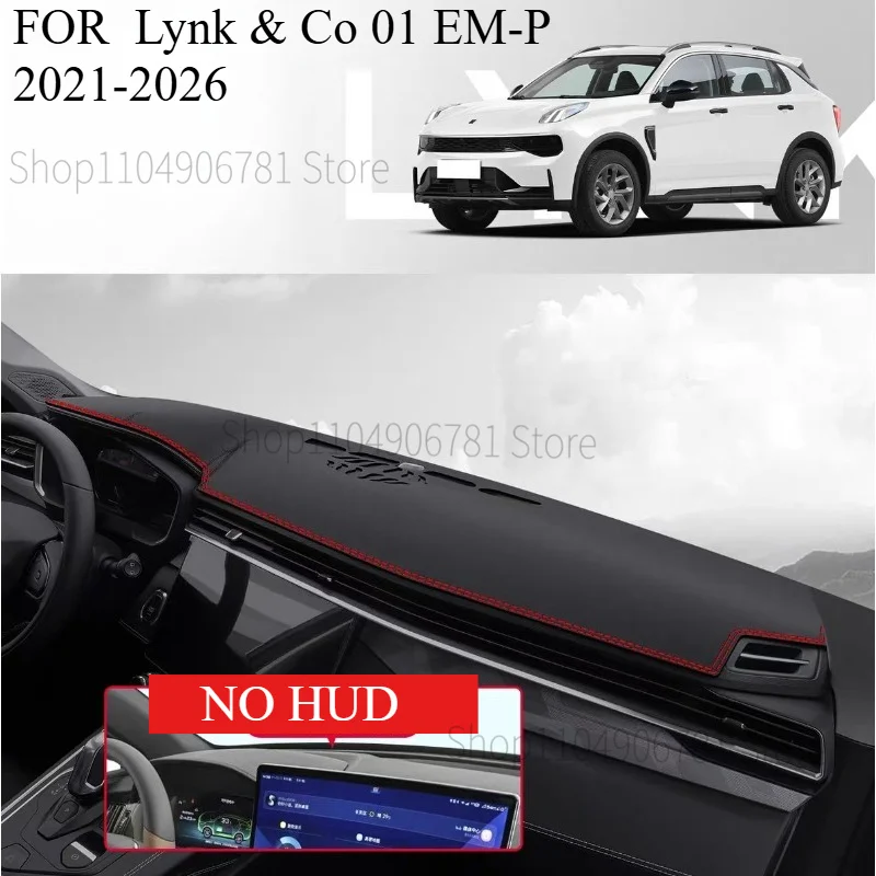 FOR  Lynk & Co 01 EM-P 2021-2026  Car Dash Mat Dashmat Dashboard Mat Cover Sun Shade Dash Board Cover Carpet  Accessories