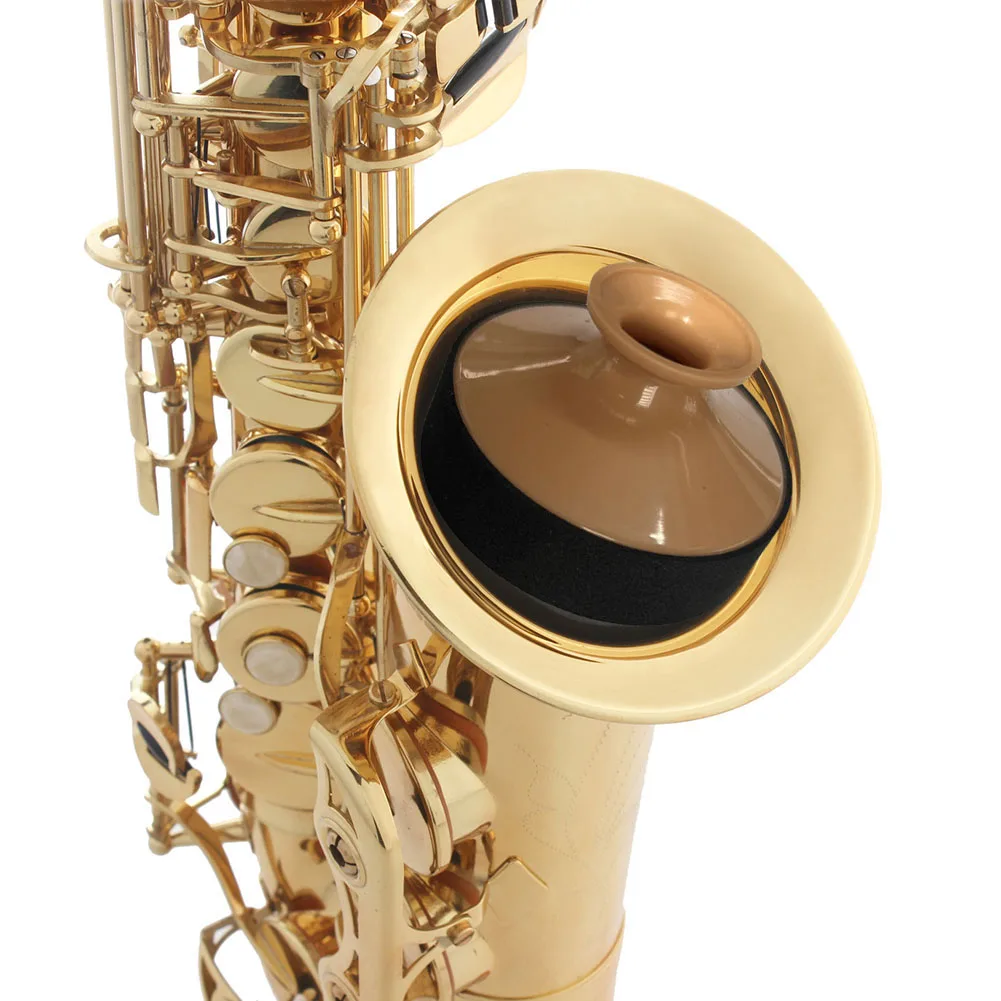 Silenciador de saxofón Alto de rendimiento controlado, diseñado para saxofón Alto, características de reducción de sonido efectiva