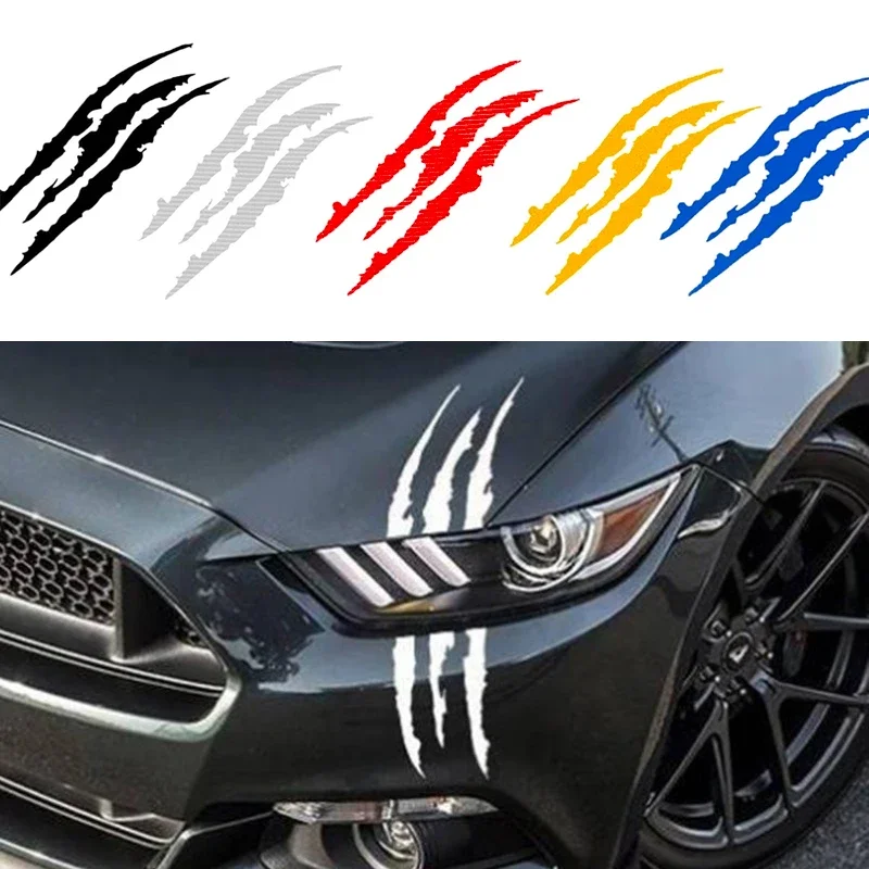 

Ghost Claw Car Stickers Car Hood Vinyl Sticker Creative Modification Reflective Stickers Devil Paw Scratches Car Decoration