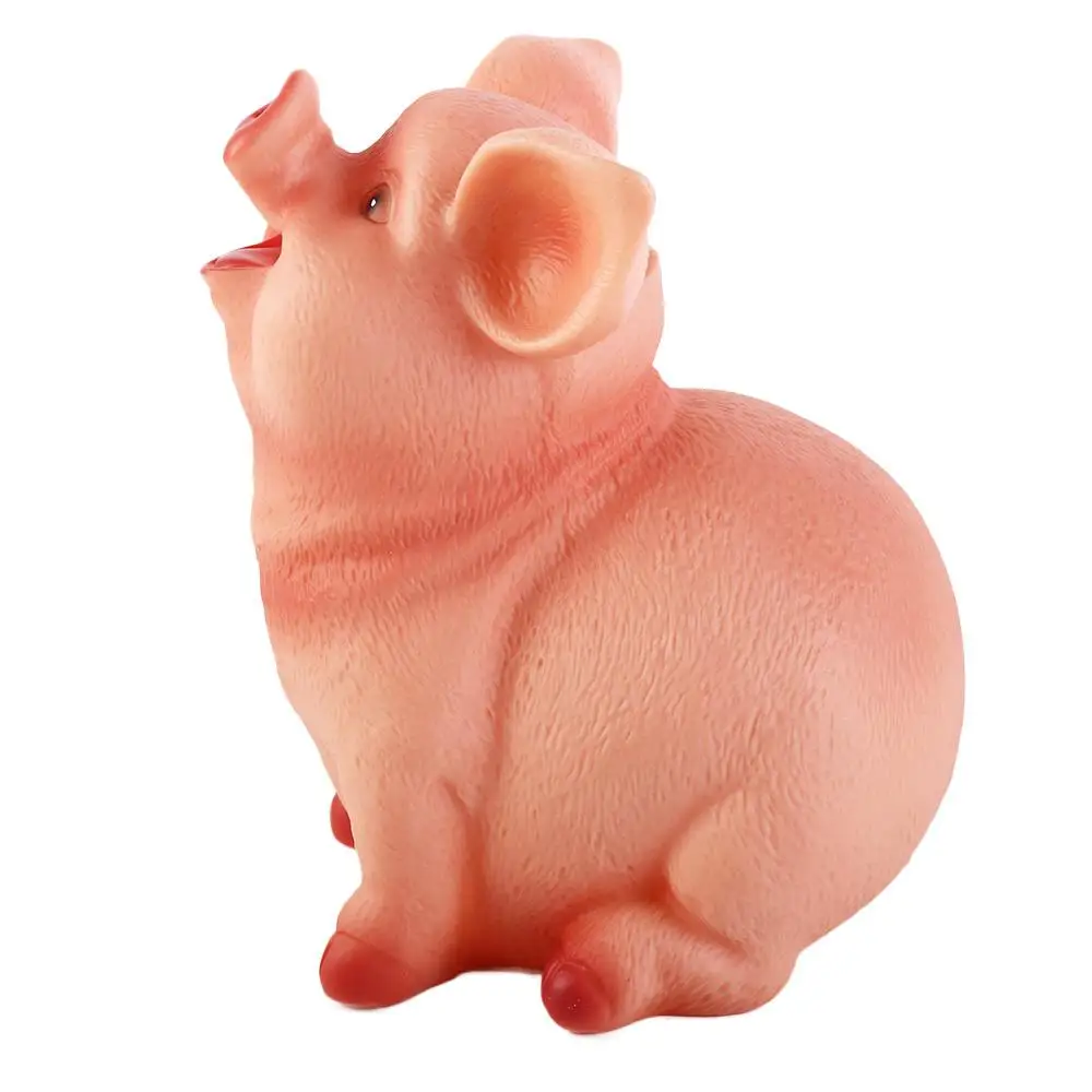1Pcs Resin Home Decoration Birthday Gift Pig Shaped Ornament Coins Storage Box Piggy Bank Pig Statues Money Box