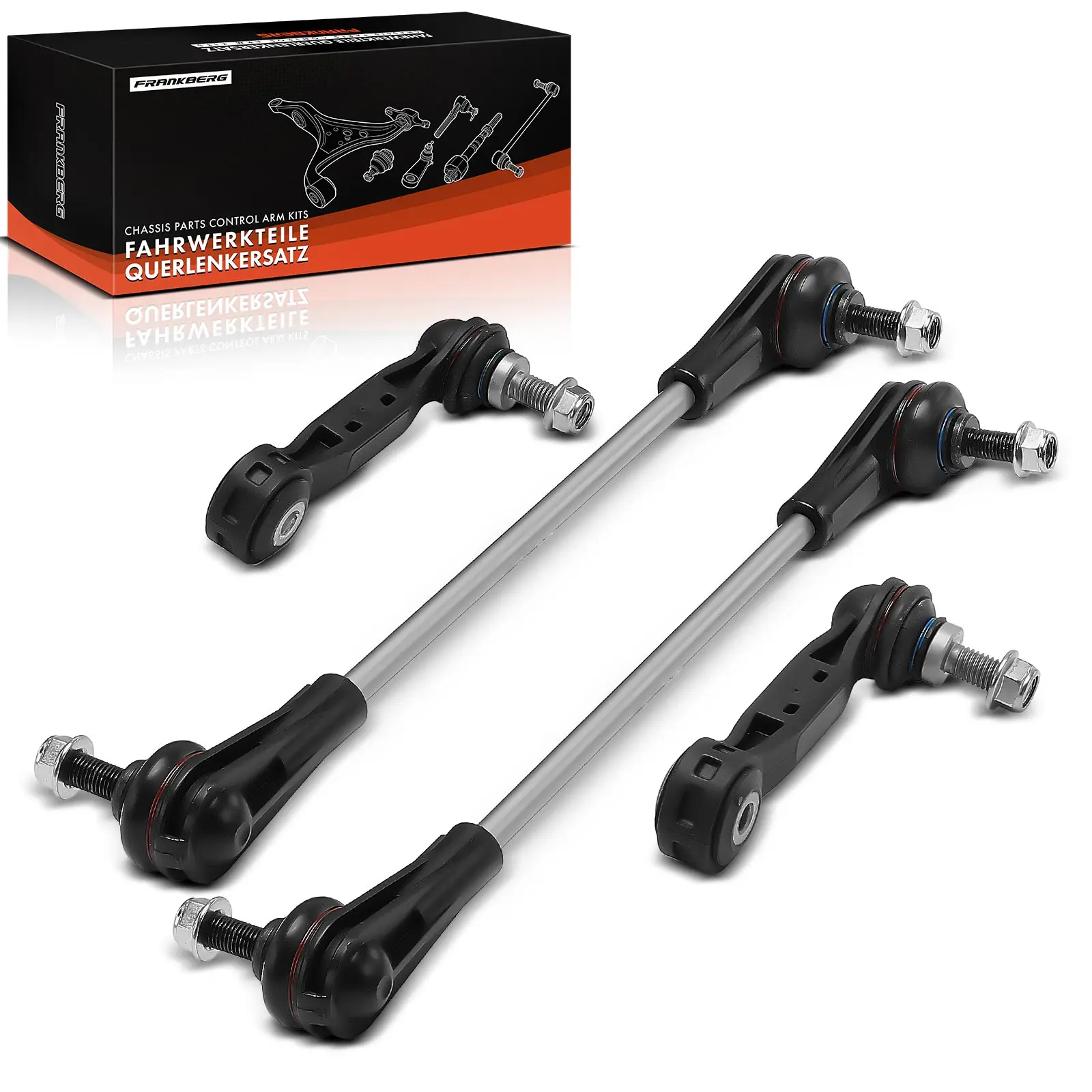 Frankberg 4-delige draagarmset vooras links rechts voor BMW 1 Serie F40 2 Active Tourer F45 F44 F46 F48 F39 MINI F54 GS108232