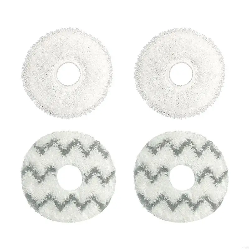 4 pacco sostituzione tessuto tessuto assorbente bagliore mop teste pulizia della scopa durevoli cuscinetti per N58D