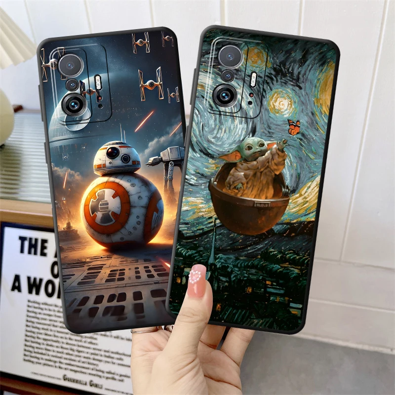 حافظة لهاتف Xiaomi Mi 13 10T 10 11 13 Lite 9 9T 11T 14 Pro CC9Pro من White Knight Master Yoda