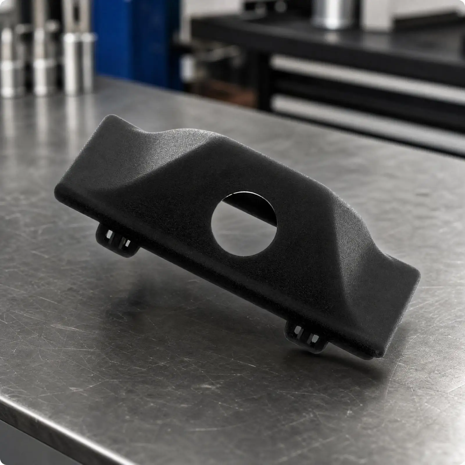 Car Camera Housing Cover for Jeep Compatible Models with Mounting Tabs Matte Black Textured Surface Direct Replacement Part