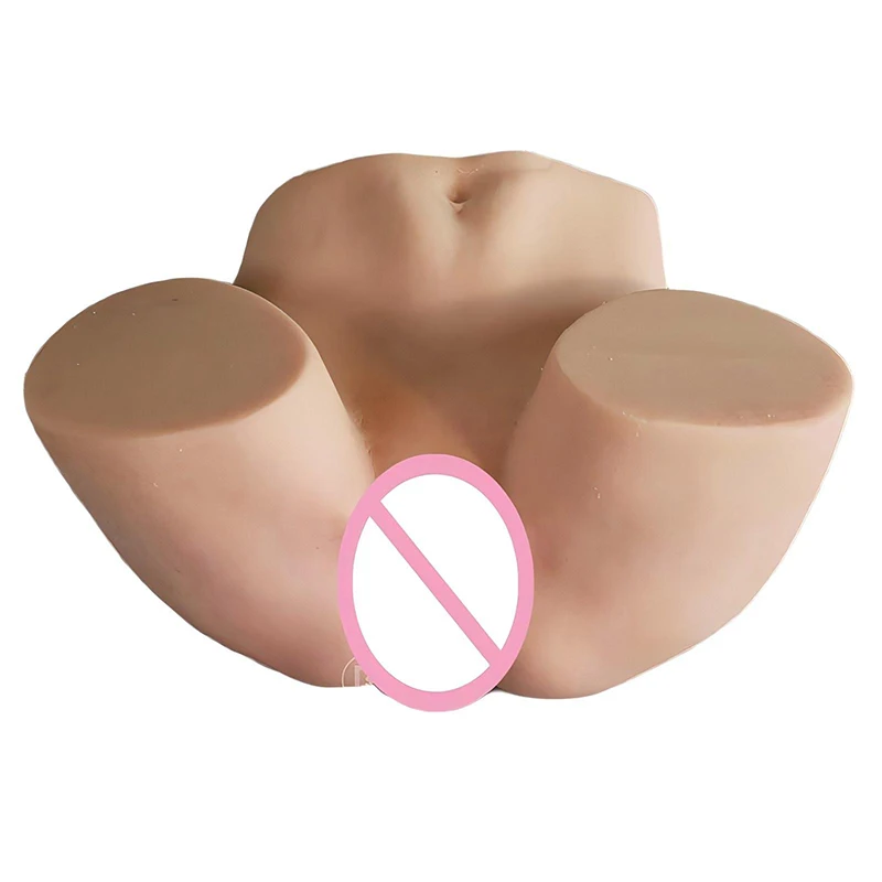 RENHEYUOU 12KG buttocks 18+sex doll TPE dual channel rubber doll male masturbator half body real vagina adult sex toy