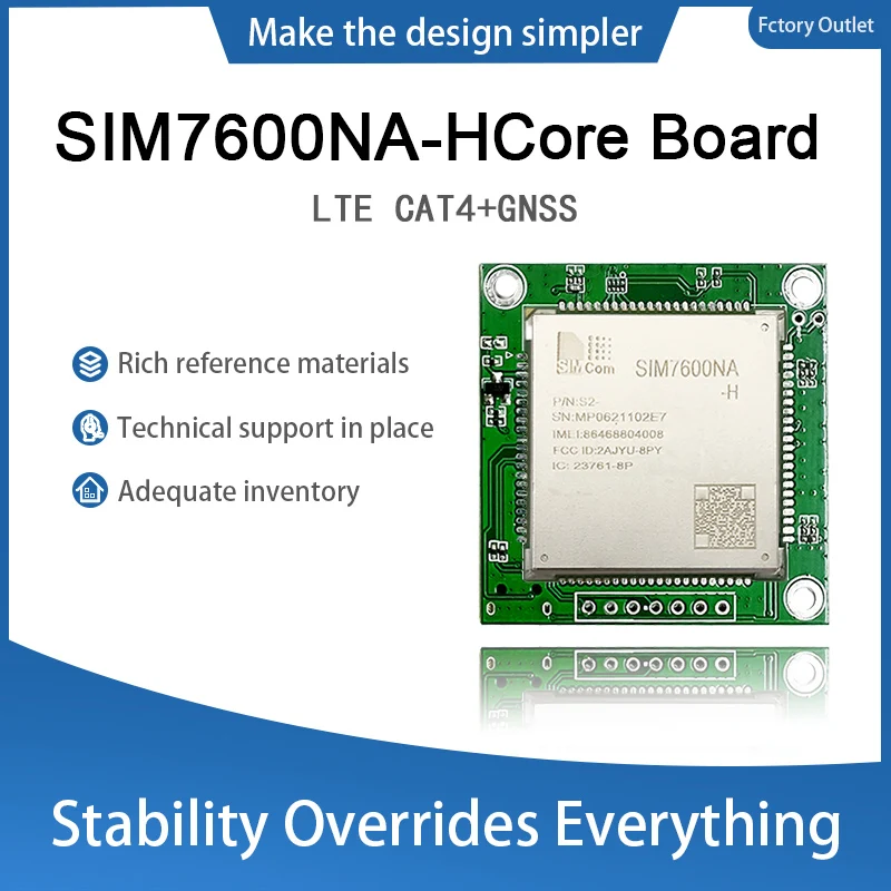 Original SIM7600NA-H Single-row needle Core Board Modem SIMCOM 4G LTE Cat4 Module Support GNSS breakout kit for North America