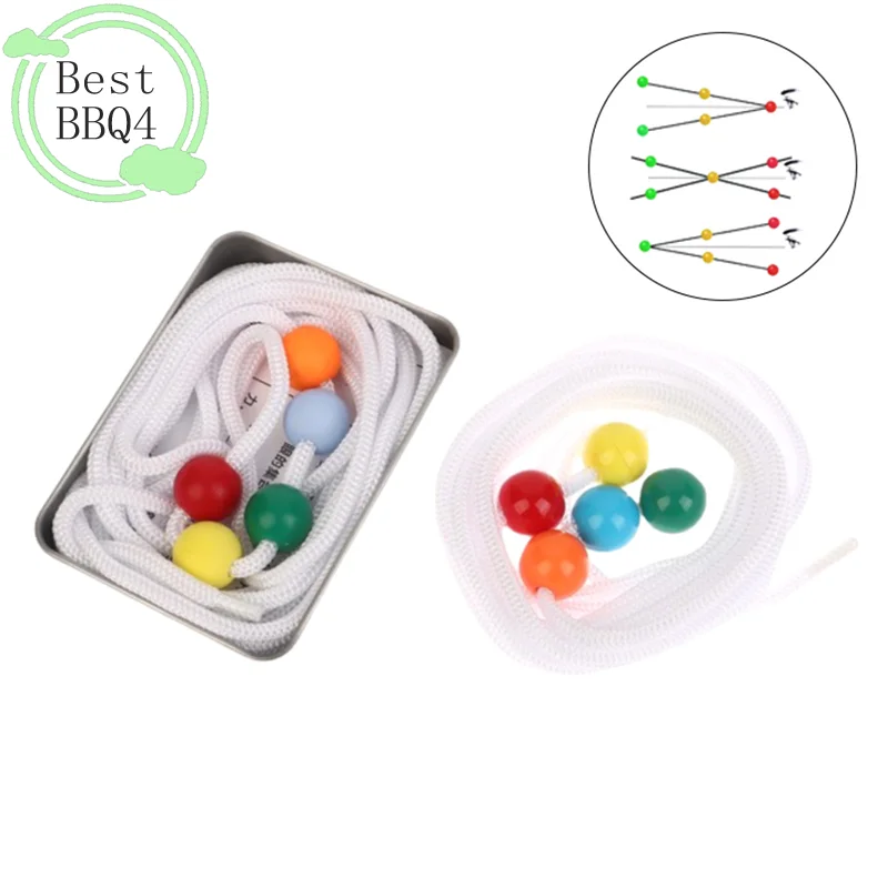 (BBQ4)Sports Eye Sight Train Five Beads Brock String Vision Convergence Insufficiency Training Tool Target Pointing Practice