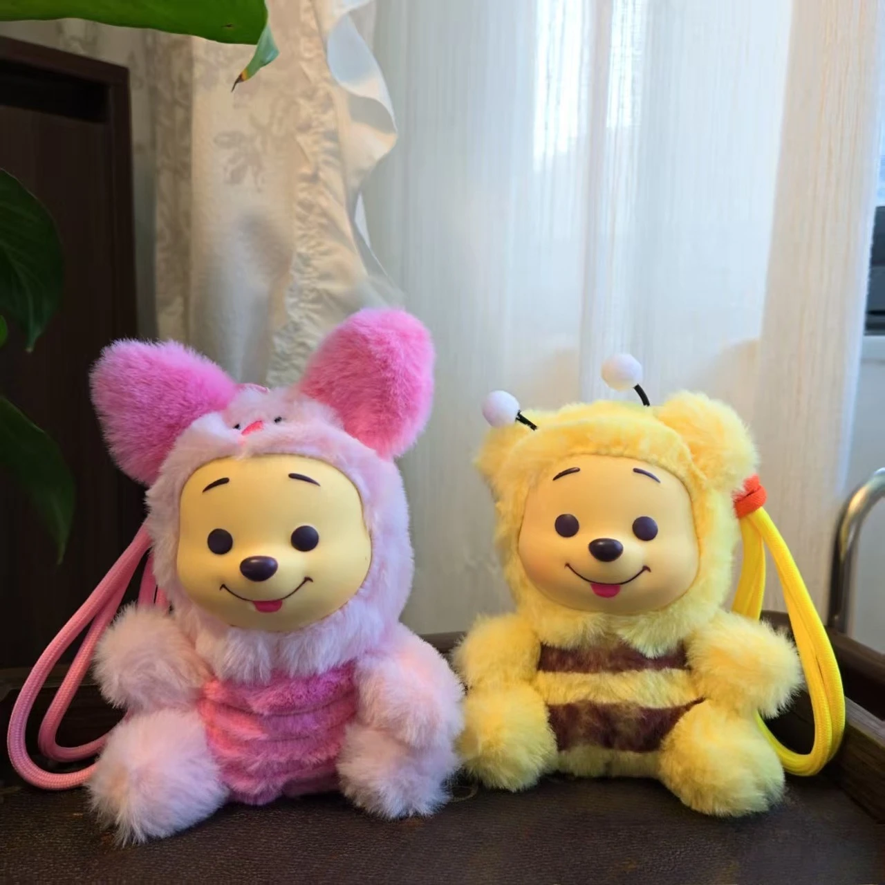 

Winnie The Pooh Happy Time Series Characters, Cute Vinyl Doll Ornaments, Bag Pendants, Keychains, Children's Holiday Gifts