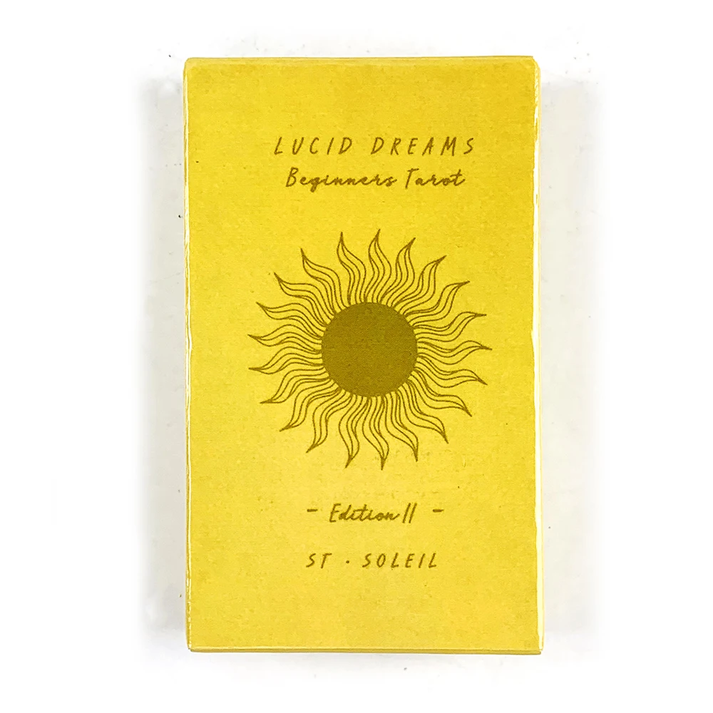 Lucid Dreams Beginner Tarot Cards 78 Tarot Decks Divination Party Cards Game, Perfect For Spiritual Guidance and Intuition