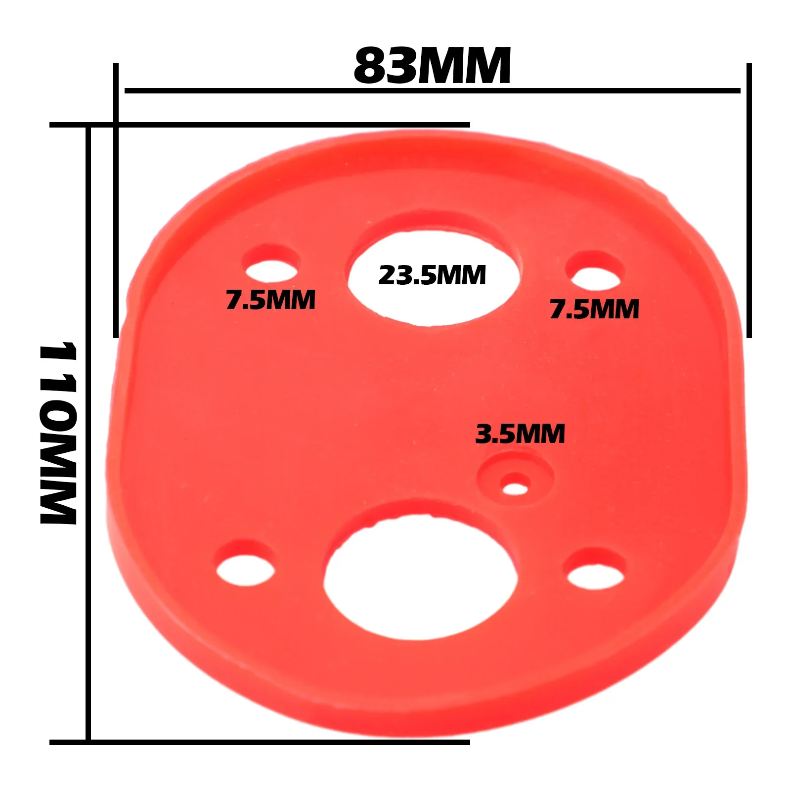 For Diesel Heater Sealing Gasket Car Interior Accessories Interior Parts Red Replacement Rubber Sealing Gasket 10.9 Cm