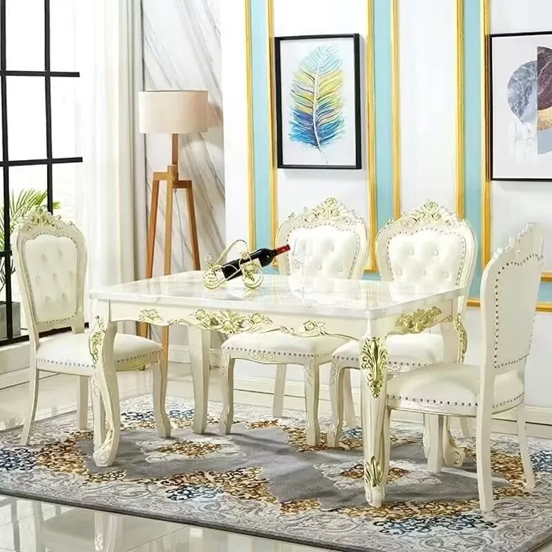 Restaurant Wood Dining Table Study Modern Gaming Chairs Mahjong Desk Dining Table Office Children Muebles Commercial Furniture