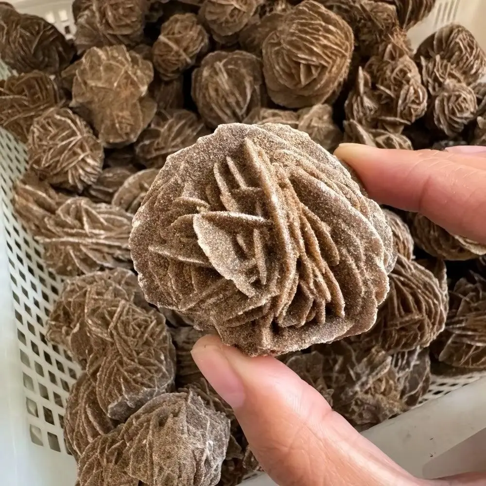 Big Size Natural Mineral Desert Rose Mineral Energy Stone Home Stone Decoration Raw Stone Collection Teaching Specimen