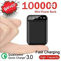 Outdoor Emergency External Battery 100000mAh Mini Portable Power Bank With Dual USB Ports Power Bank For Xiaomi Samsung Lphone