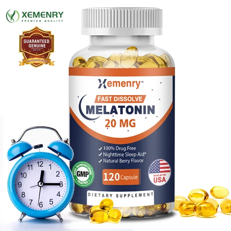 Melatonin - Improve Mood, Relax Cognition, Promote Healthy Sleep, Promote Deep Sleep