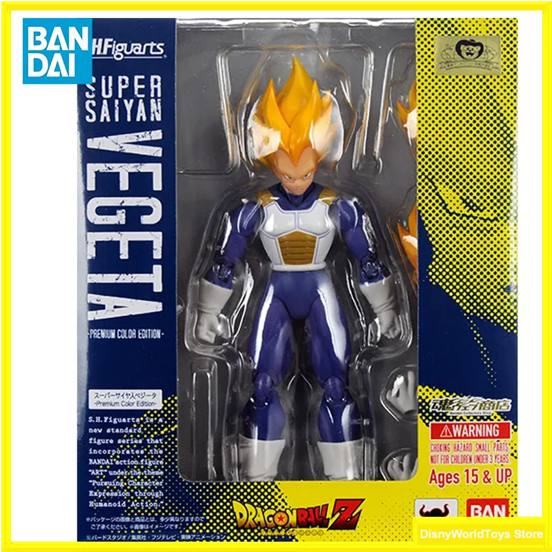 

100% Оригинал Bandai S.H. Фигурка SHF Super Saiyan Vegeta в наличии Аниме Коллекция фигурок модели игрушек