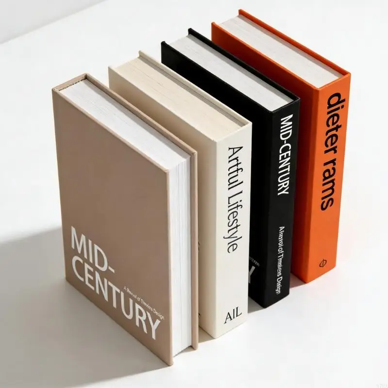 Faux Decorative Book for Home Decors Not Real Book Coffee Table Decors Styling Modern Aesthetic Accent Pieces for Office 87HA