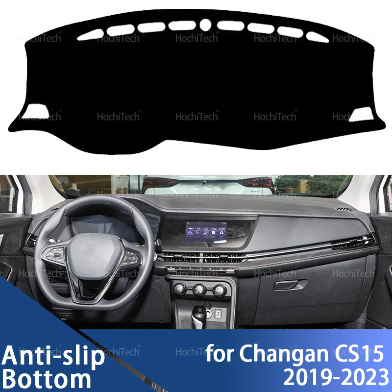 Armaturenbrett Abdeckung Für Changan CS15 2019-2023 Auto Dashboard Abdeckung Dash Board Matte Teppich Pad Sonnenschirm Cape Kissen