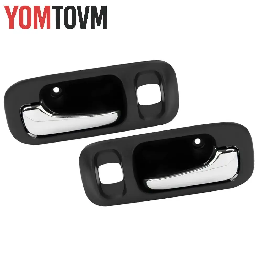 Car Interior Door Handle Front Rear Left Right for Honda CR-V 1997-2001 Odyssey 1995-1998 Black Left Hand Drive