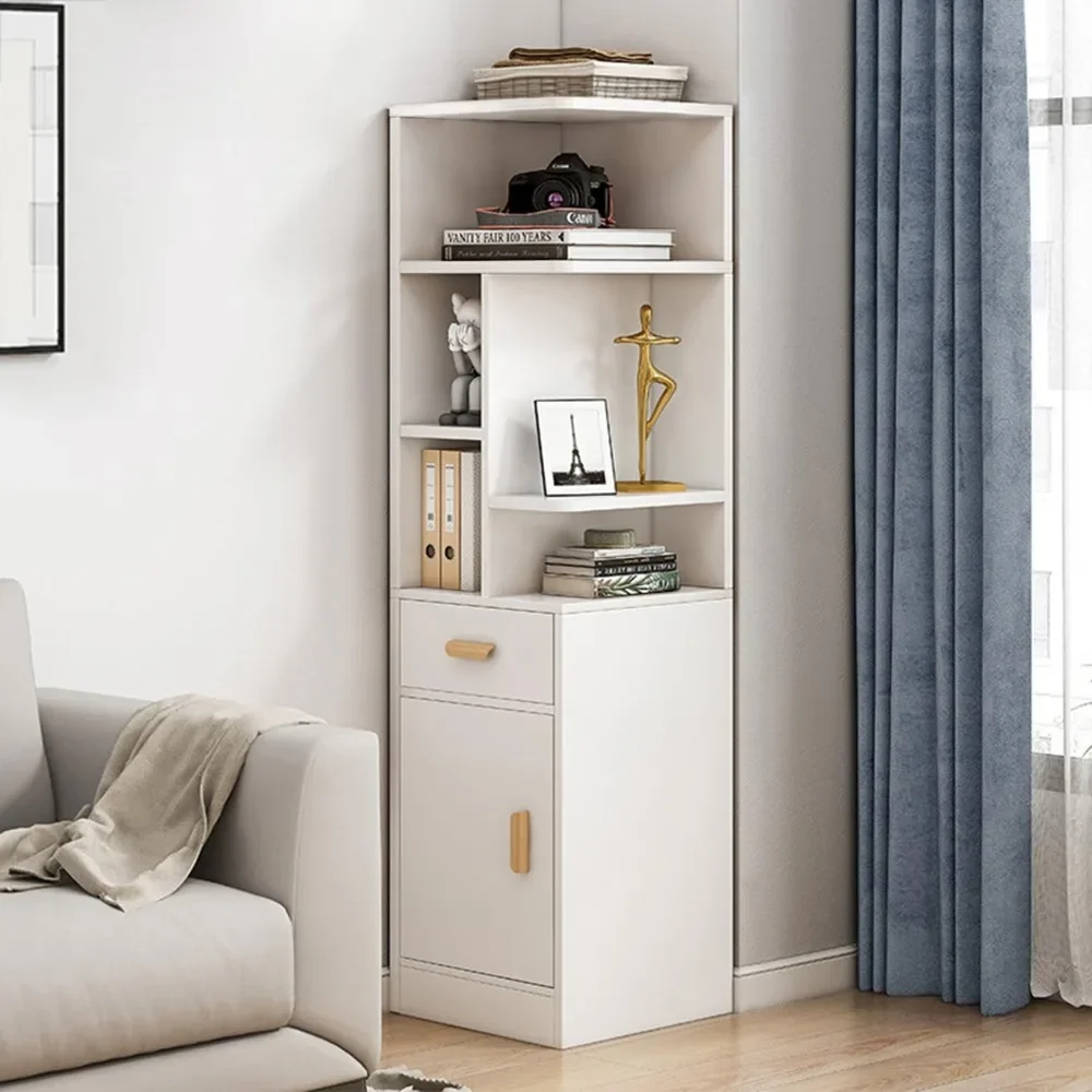 Corner Bookcase with Storage - 59.9