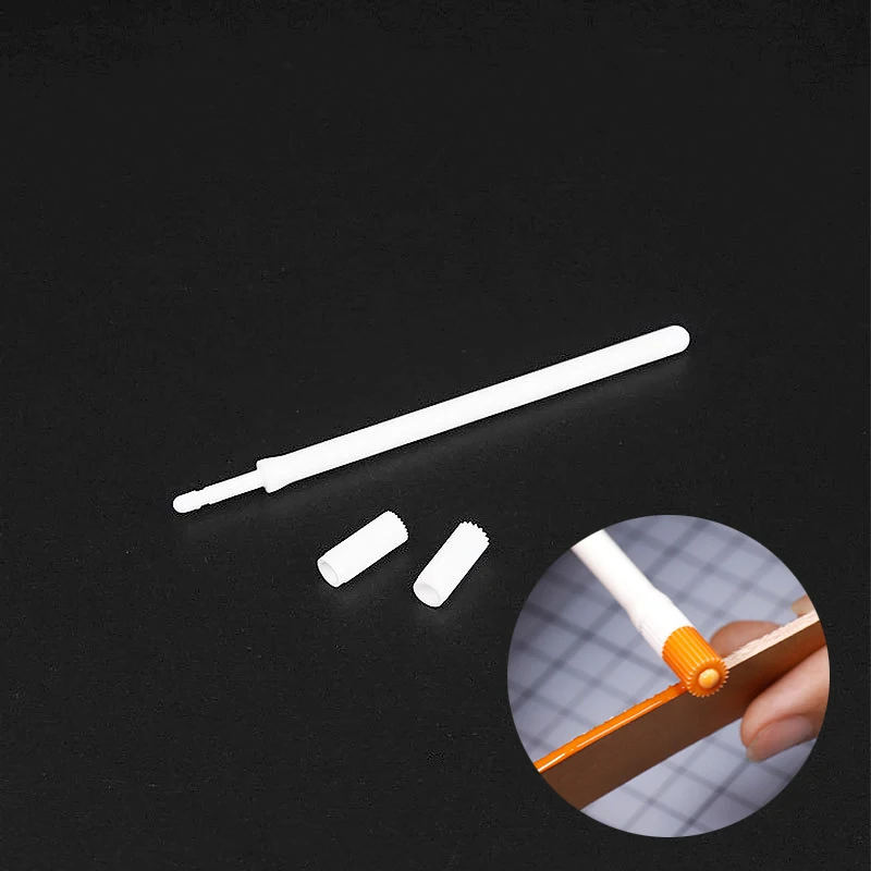 

Пластиковая ручка для склеивания масла с кожаным краем, аппликатор для быстрой покраски, валик для рукоделия, сменная головка, 1 шт.