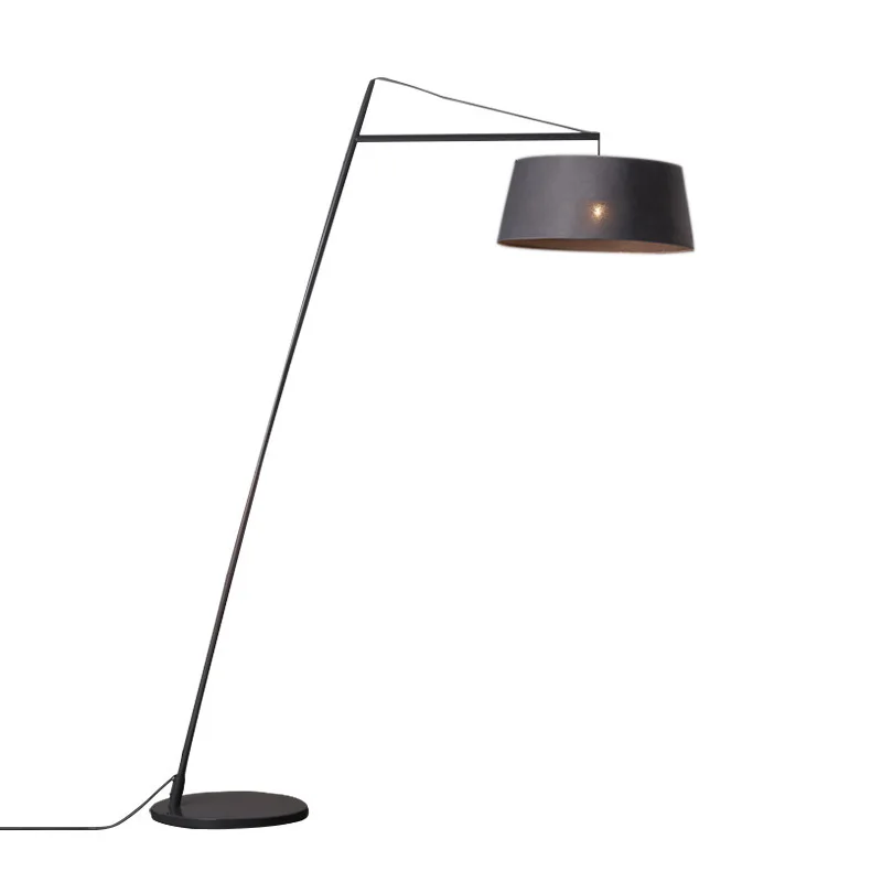

Living room marble fishing floor lamp creative designer study exhibition hall art lamp