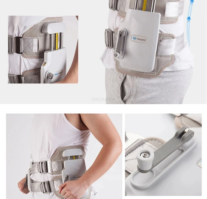 Lumbar Decompression Traction Belt Portable Waist Support Brace Spinal Lumbar Stretching Device Household Waist Support Belt