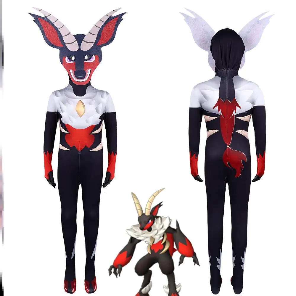 Halloween Palwpeld Game Cosplay Kostuum Toneelvoorstelling Izzbolt Swift Illusion Beast Paru Traditionele Chinese Dames C...