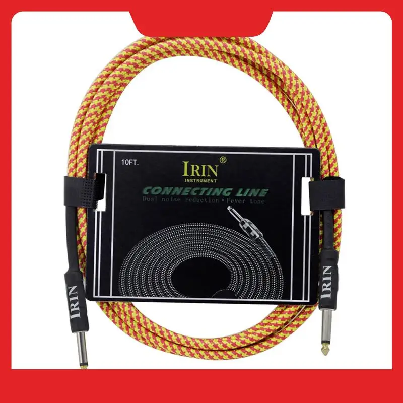 

Гитарный кабель IRIN, аксессуары для струнных инструментов, бесшумный аудио провод, кабель с шумоподавлением (10 м)-N38R