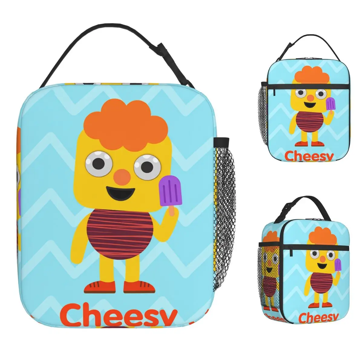 Noodle & Pals Micro Lunch Bag Super Simple Aesthetic Lunch Box For Adult Office Portable Cooler Bag Waterproof Tote Food Bags