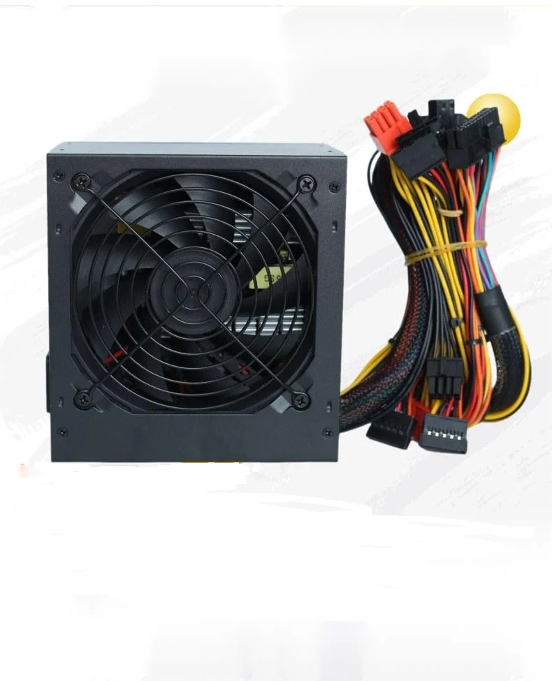 80 Plus 500W ATX Silent Power Supply 110V/220V For PC Computer Font Gaming Desktop Active PSU