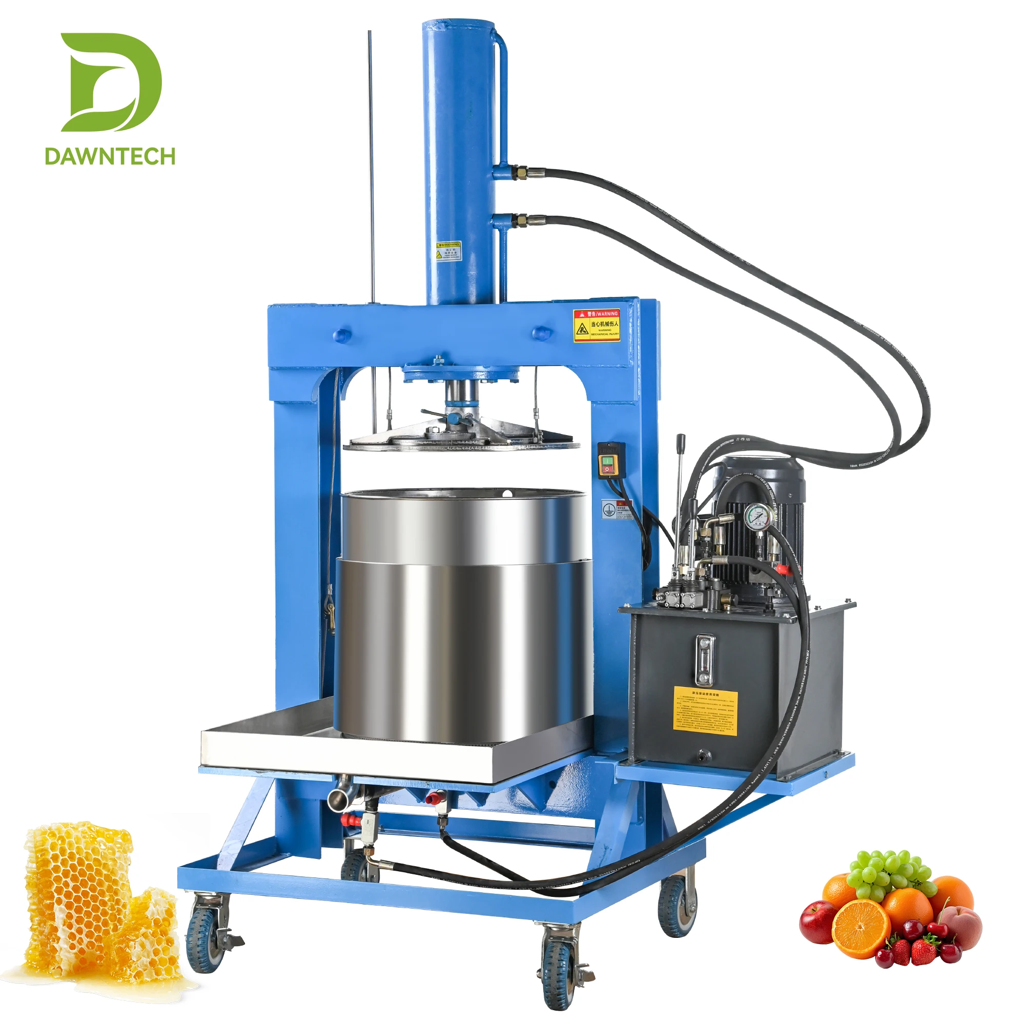 Dewatering Juicer Pure Juice Cold Press Squeezer Extractor Machine for Carrot Vegetable Lemon Fruits Grape Cherry Cassava