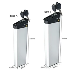 36V Built-in Folding Electric Bike Battery 7Ah 9.6Ah 10.4Ah 12.8Ah For ANCHEER AM1908 ADO A16 Lankeleisi a6 Ebike Battery DCH014