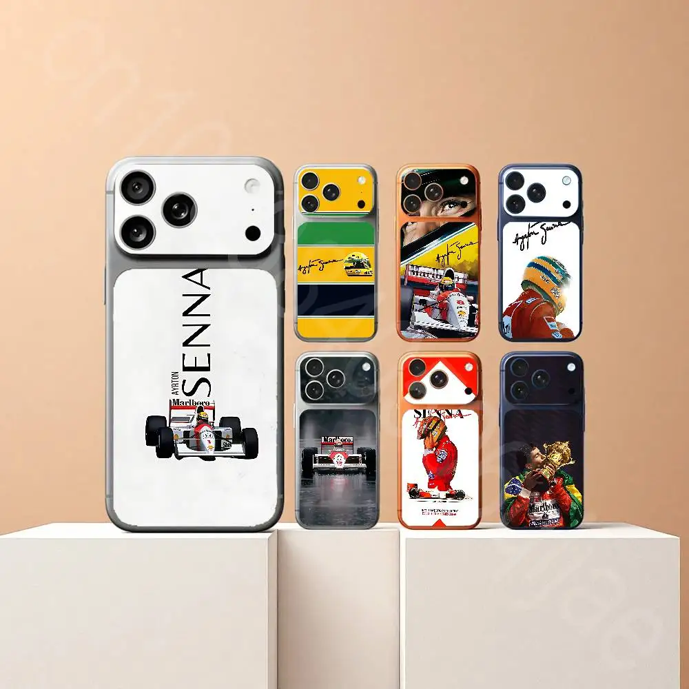 

A-Ayrton Senna For iPhone 17proMax 17pro Full Cover Decal Skin Wrap Rear Protective Sticker Film