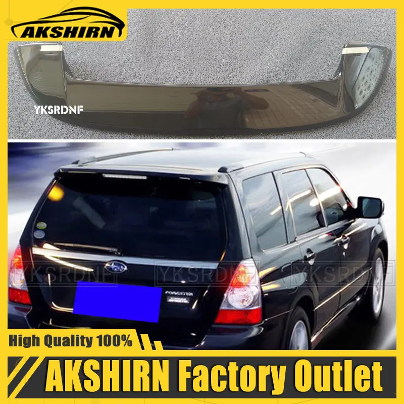 High Quality Primer ABS Plastic Unpainted black Color Factory Style Spoiler Wing For Subaru Forester 2004 2005 2006 2007 2008