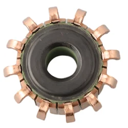 1pcs 12P Teeth Copper Hook Type Electrical Motor Commutator Car Motor Mini Drill On Armature Commutator Power Tool CHY-3389-12